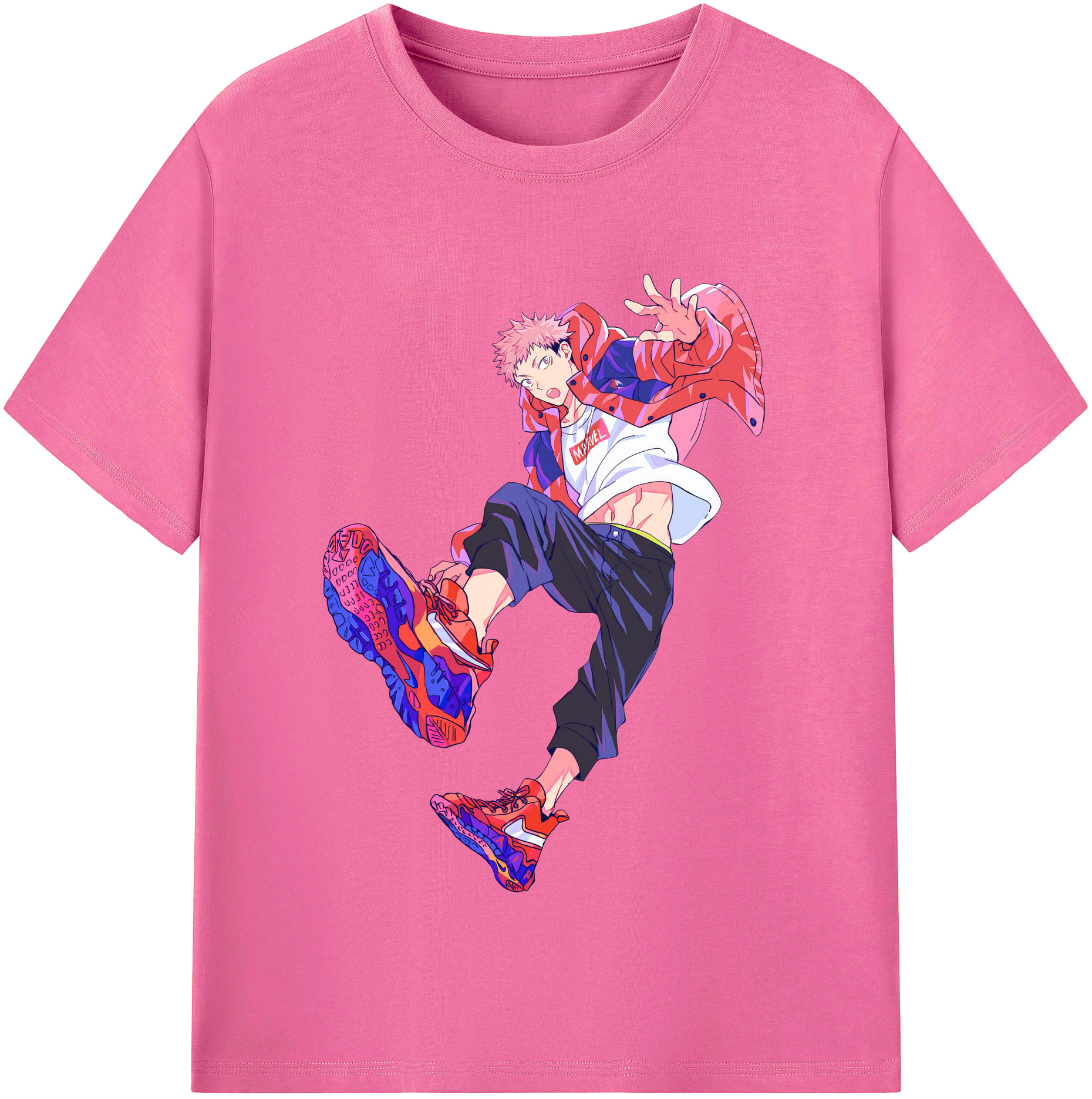 （画像用） 呪術廻戦 Jujutsu Kaisen レディースカジュアルプリントTシャツ（綿100％）